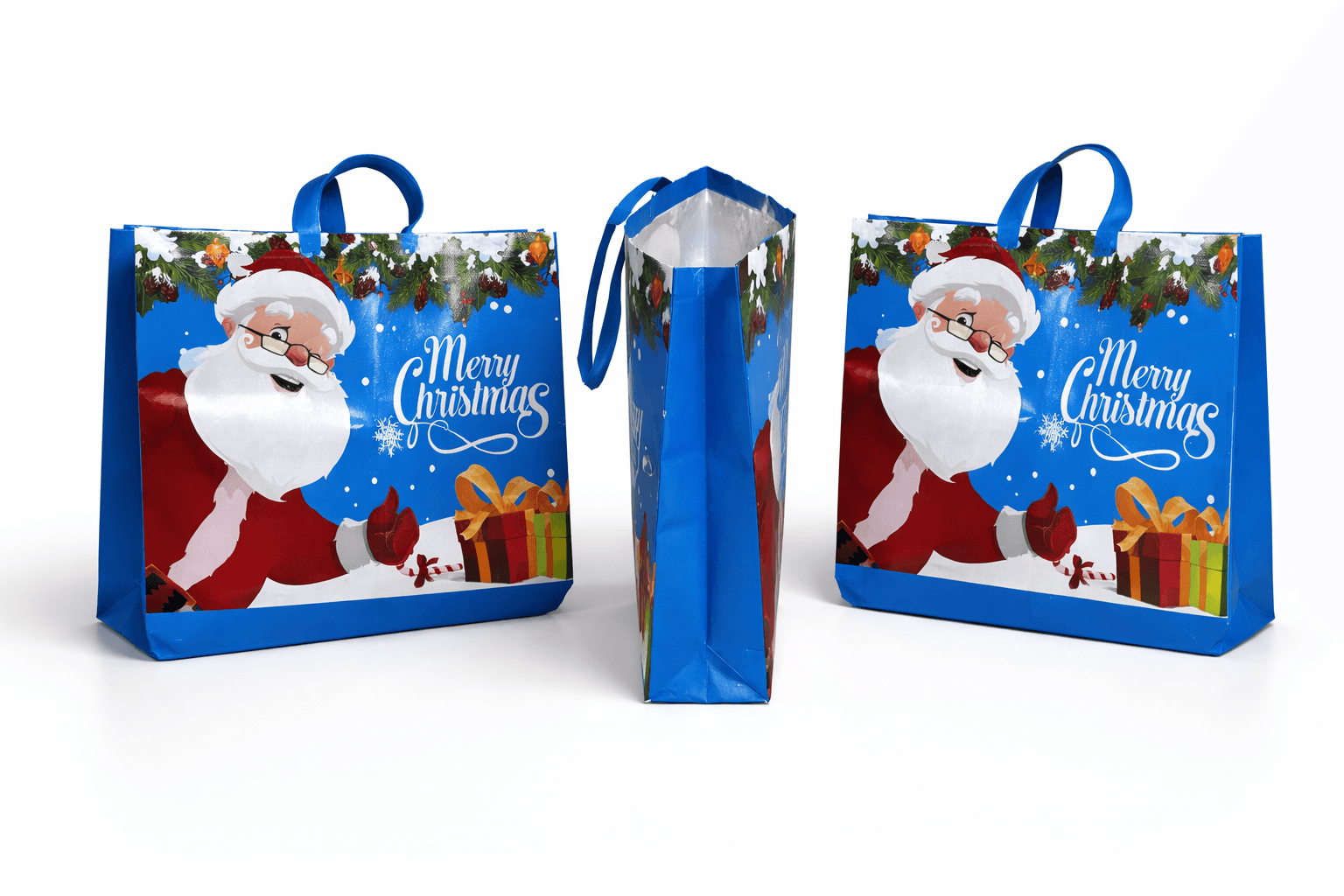 Festive Laminated PP Shopping Bag