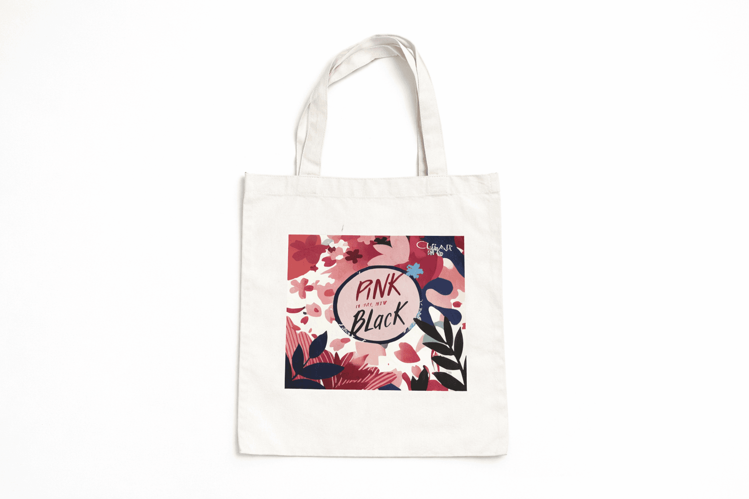 Natural Cotton Printed Bag